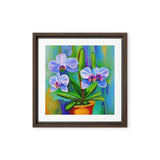 Lovely Summer Orchids Framed canvas