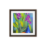 Lovely Summer Orchids Framed canvas